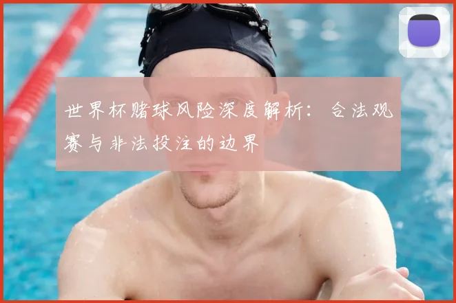 世界杯赌球风险深度解析：合法观赛与非法投注的边界